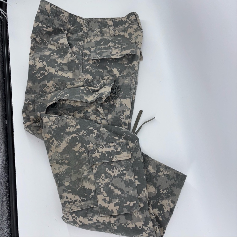 US Army Combat Uniform Trousers Military Camo Pants Small Reg Insect Repellent - Picture 9 of 15
